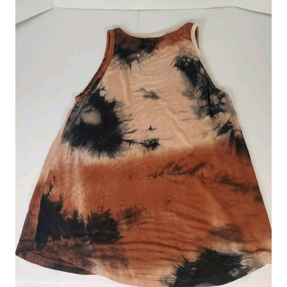 retro-inspired tie-dye Tank Top By renee C 100% Cotton  USA BOHO RETRO Style  Sm - Picture 7 of 7